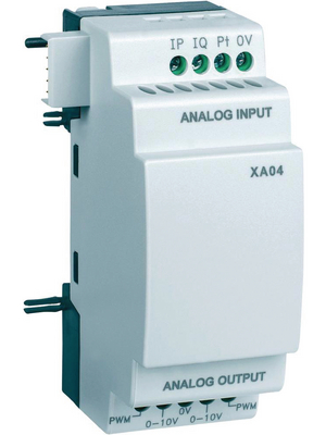 Crouzet - XA04 24 VDC - Expansion module Millenium 3 Millenium 3, 2 AI, 2 AO, XA04 24 VDC, Crouzet
