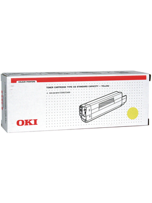 OKI - 42804505 - Toner Type C6 yellow, 42804505, OKI
