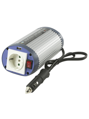 HQ - HQ-INV150WU-12 - Inverter + USB port 12V -> 230V 150W 150 W F (CEE 7/3), HQ-INV150WU-12, HQ