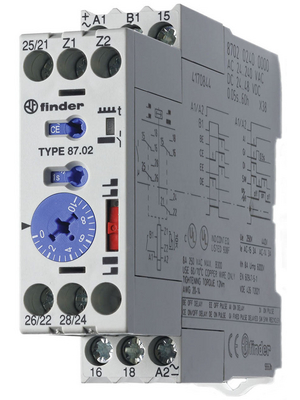Finder - 87.02.0.240.0000 - Time lag relay Multifunction, 87.02.0.240.0000, Finder