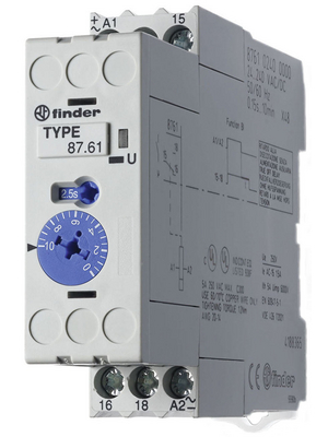 Finder - 87.61.0.240.0000 - Time lag relay Step-back delayed, 87.61.0.240.0000, Finder