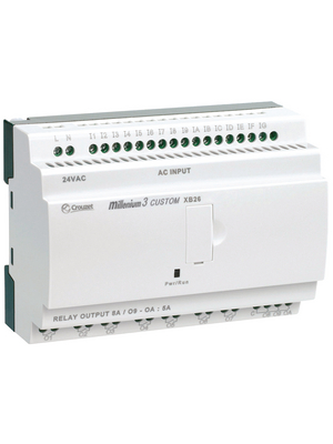 Crouzet - XB26 SMART 24 VDC - Logic controller Millenium 3 XB26 SMART 24 VDC, 16 DI (6 D/A), 10 RO, XB26 SMART 24 VDC, Crouzet
