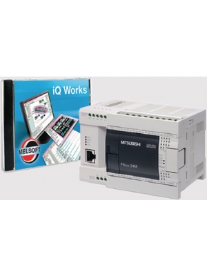 Mitsubishi Electric - FX3GE - Starter Kit Mitsubishi FX3GE, 14 DI, 6 HS, 10 RO, FX3GE, Mitsubishi Electric