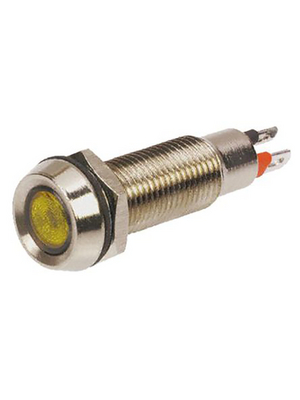 Marl - 508-521-21 - LED Indicator, yellow, 12 VDC, 20 mA, 508-521-21, Marl