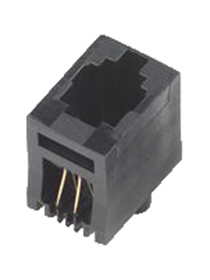 MH Connectors - MHRJJ64NFV - Modular jack 4, MHRJJ64NFV, MH Connectors