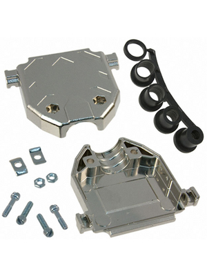 3M - 3357-6225-1C - D-Sub metallized hood 25P, 3357-6225-1C, 3M