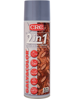 CRC - ANTICORROSIVE-COLOR, WHITE, NO - Anticorrosive coloured lacquer Spray 500 ml, ANTICORROSIVE-COLOR, WHITE, NO, CRC