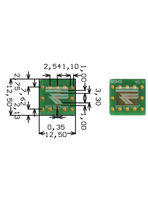 Roth Elektronik - RE913 - Prototyping board FR4 Epoxide + chem. Au, RE913, Roth Elektronik
