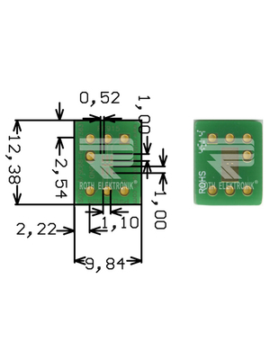 Roth Elektronik - RE915 - Prototyping board FR4 Epoxide + chem. Au, RE915, Roth Elektronik