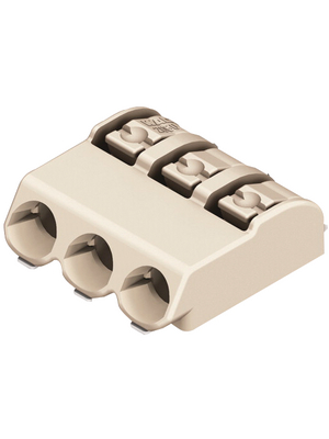 Wago - 2060-0403/0998-0404 - PCB terminal block Pitch 4 mm horizontal 3P, 2060-0403/0998-0404, Wago