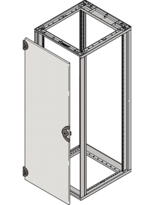 Pentair Schroff - 26230-021 - Steel door, 9 HE, 26230-021, Pentair Schroff