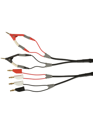 Schtzinger - KML 7528 / 2ZA / 4x0.22 / 70 - Kelvin Test Lead, Clip, KML 7528 / 2ZA / 4x0.22 / 70, Schtzinger