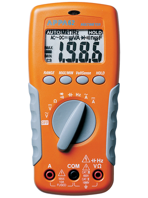 Appa - APPA 62 - Multimeter digital 2000 digits 750 VAC 1000 VDC 10 ADC, APPA 62, Appa