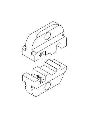 TE Connectivity - 91911-1 - Crimping dies, 91911-1, TE Connectivity