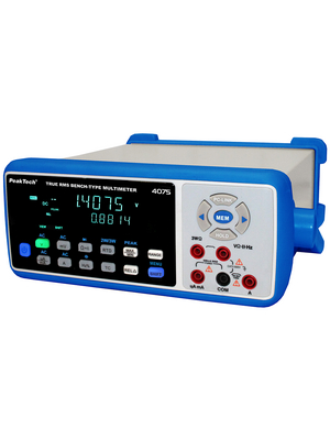 PeakTech - PeakTech 4075 - Multimeter benchtop TRMS AC 1000 VDC 10 ADC, PeakTech 4075, PeakTech