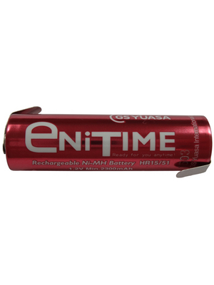 Yuasa - 5199-AACX2300-HBO - NiMH rechargeable battery 1.2 V 2300 mAh, 5199-AACX2300-HBO, Yuasa