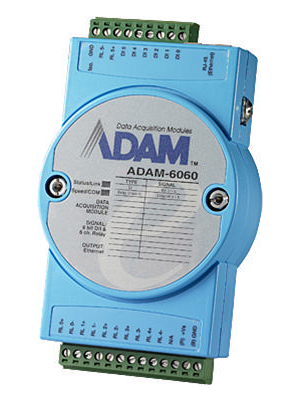 Advantech - ADAM-6060-CE - 6 Relay Output/6 DI Module 6 6, ADAM-6060-CE, Advantech