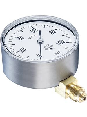 Bourdon - MTA3-D20.N09 - Pressure gauge, 0...160 mbar, G1/4, MTA3-D20.N09, Bourdon