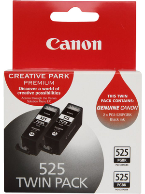 Canon Inc - PGI-525PACK - Ink twin pack PGI-525 black, PGI-525PACK, Canon Inc