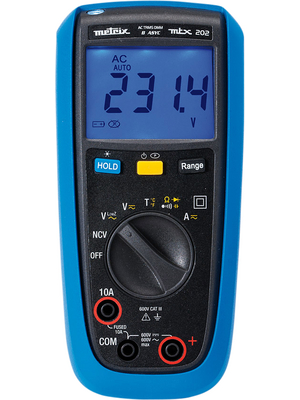 Chauvin Arnoux - MTX202-Z - Multimeter digital TRMS AC 6000 digits 600 VAC 600 VDC 10 A, MTX202-Z, Chauvin Arnoux
