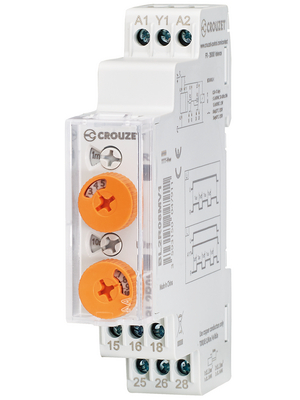 Crouzet - BL2R08MV1 - Time lag relay Syr-Line Clock generator, asymmetrical, 2 change-over (CO), BL2R08MV1, Crouzet