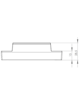 Fibox - DGS ARCA MID - Door guide N/A, DGS ARCA MID, Fibox