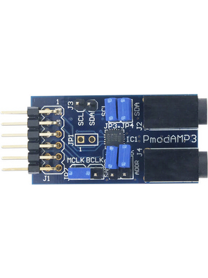Digilent - 410-270 PMODAMP3 - PmodAMP3, Module, I2C / 2x 3.5 mm Socket / I2S, 410-270 PMODAMP3, Digilent
