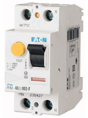 Eaton - FRCMM-16/2/003-G/F - Residual current circuit breaker 16 A 30 mA 2 240 VAC, FRCMM-16/2/003-G/F, Eaton