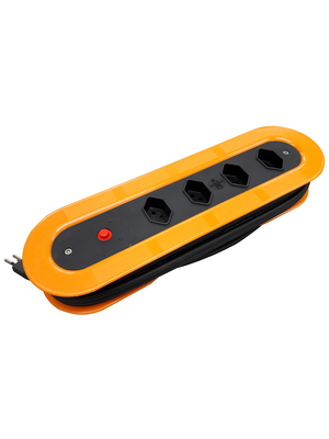 Egli Fischer - PICO D63206 - Outlet strip, 4xJ (T13), 10 m, Type 12, PICO D63206, Egli Fischer