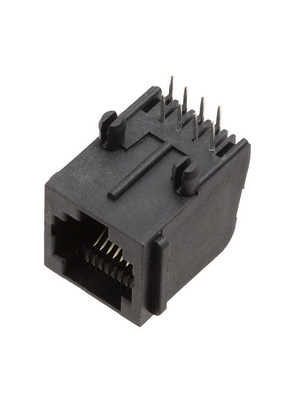 Encitech Connectors - RJJU-88-143-E7V-012 - Modular Jack with Panel Stop 8/8, RJJU-88-143-E7V-012, Encitech Connectors