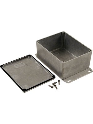 Hammond - 1590WCF - Metal enclosure, Natural aluminum, 94 x 120 x 56.5 mm, Die cast aluminium, IP 65, 1590W, 1590WCF, Hammond