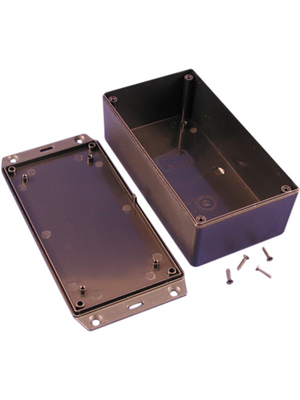 Hammond - 1591XXDSFLBK - Plastic enclosure black 82 x 47 mm ABS plastic, 1591XXDSFLBK, Hammond