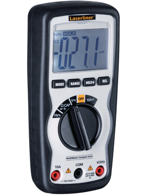 Laserliner - MULT-METER-COMPACT - Multimeter digital AVG 3999 digits 1000 VAC 1000 VDC 10 ADC, MULT-METER-COMPACT, Laserliner