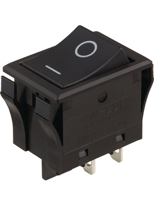 NKK - JWL21RA1A - Rocker switch, on-off, 16 A, JWL21RA1A, NKK