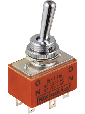 NKK - S116 - Toggle switch on-on 2P, S116, NKK