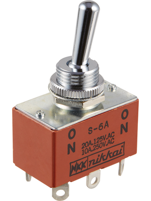 NKK - S6A - Toggle switch on-on 2P, S6A, NKK