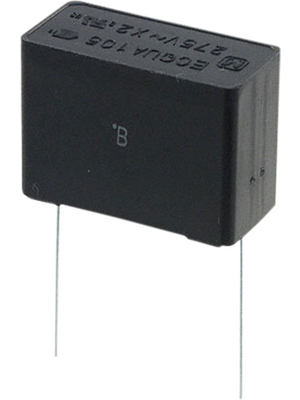 Panasonic Automotive & Industrial Systems - ECQUAAF105M - Capacitor, radial 1.0 uF 20% 275 VAC, ECQUAAF105M, Panasonic Automotive & Industrial Systems