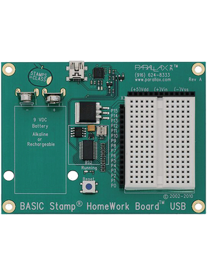 Parallax - 555-28188 - BASIC Stamp development board, 555-28188, Parallax