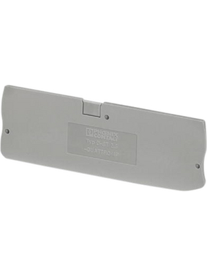 Phoenix Contact - D-ST 2,5-QUATTRO/4P - End plate, grey, D-ST 2,5-QUATTRO/4P, Phoenix Contact