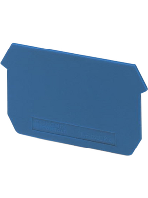 Phoenix Contact - D-UDK 4 BU - End plate, grey, D-UDK 4 BU, Phoenix Contact