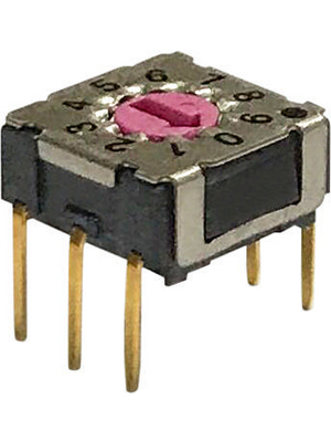 RND Components - RND 210-00133 - Rotary DIP switch BCD 3+3, RND 210-00133, RND Components