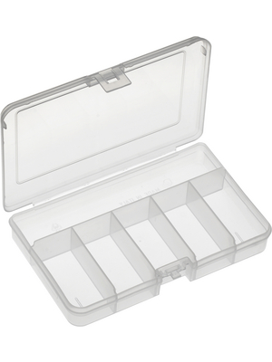 RND Lab - RND 550-00099 - Assortment Box, 6, transparent 165 x 112 x 31 mm, Polypropylene, RND 550-00099, RND Lab