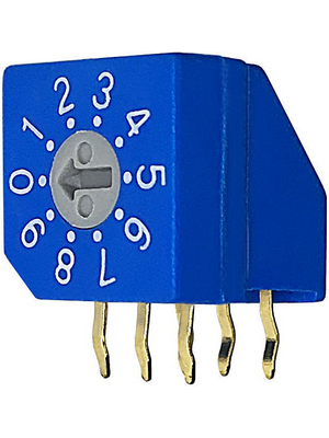 RND Components - RND 210-00093 - PCB coding switch BCD 3+3, RND 210-00093, RND Components