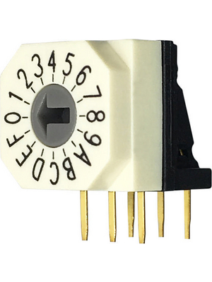 RND Components - RND 210-00123 - PCB coding switch HEX 3+3, RND 210-00123, RND Components