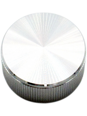 RND Components - RND 210-00329 - Aluminium Knob, silver, RND 210-00329, RND Components