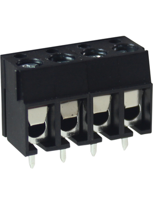 RND Connect - RND 205-00003 - PCB Terminal Block Pitch 5 mm horizontal 4P, RND 205-00003, RND Connect