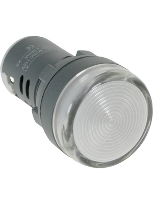 RND Components - RND 210-00043 - 22 mm Panel Indicator white 24 V, RND 210-00043, RND Components