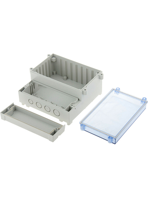 RND Components - RND 455-00078 - PCB Enclosure DIN rail 217 x 256 x 132.5 mm, RND 455-00078, RND Components