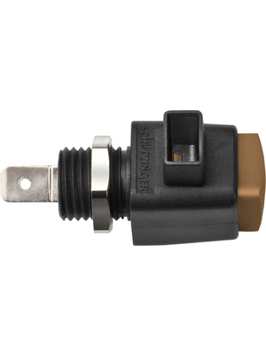 Schtzinger - ESD 798 / BR - Quick-release terminal ? 4 mm brown, ESD 798 / BR, Schtzinger