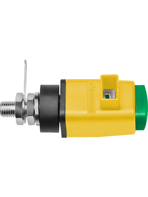 Schtzinger - SDK 800 / GNGE - Quick-release terminal ? 4 mm yellow/green, SDK 800 / GNGE, Schtzinger